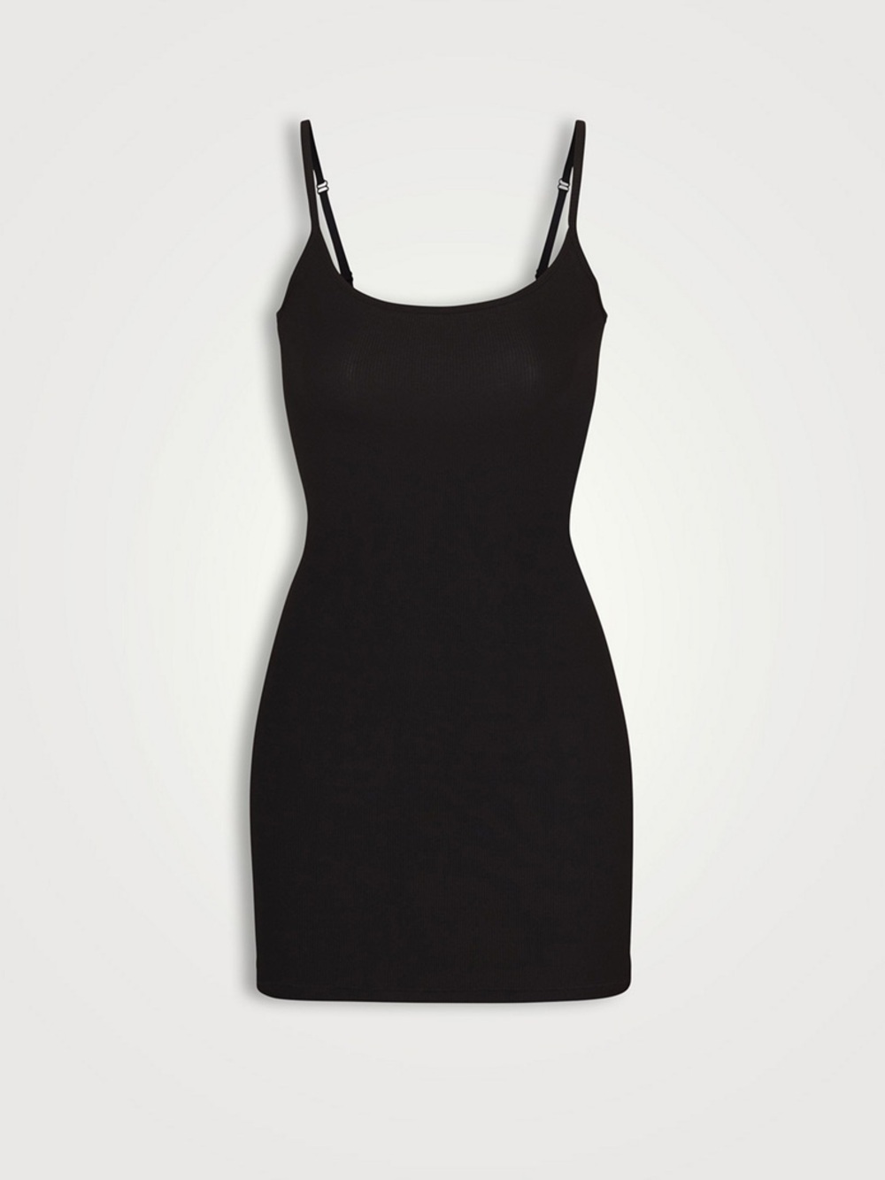 NWT Skims | M | Rib Soft Lounge Slip Dress in black